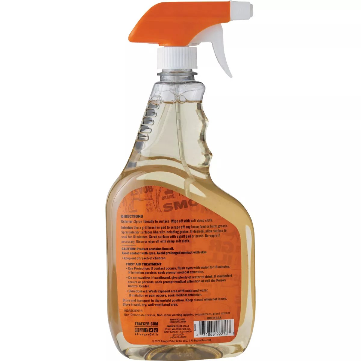Traeger 32 Oz. Trigger Spray Grill Cleaner