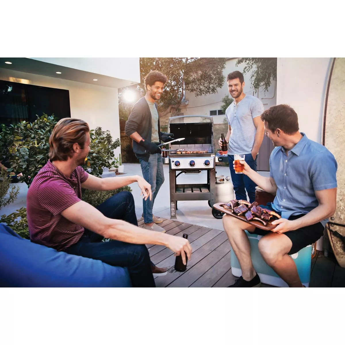 Weber Spirit II E-310 3-Burner Liquid Propane Gas Grill, Black - photo 4