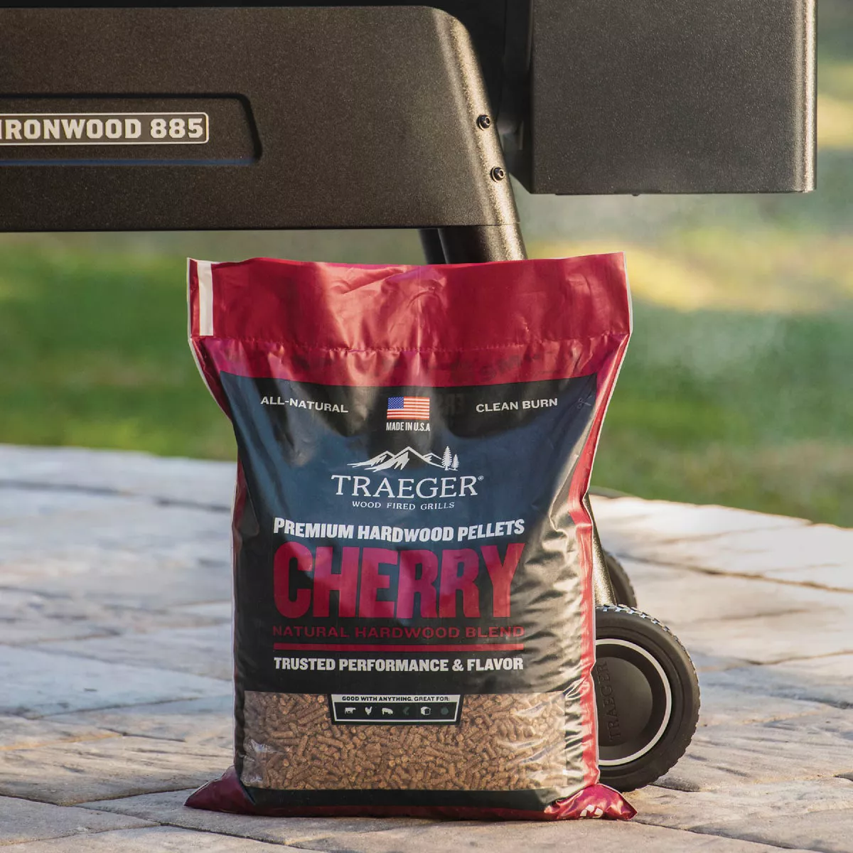 Traeger 20 Lb. Cherry All-Natural Wood Grilling Pellets - photo 3