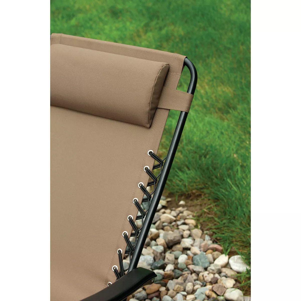 Outdoor Expressions Zero Gravity Relaxer Tan Convertible Lounge Chair - photo 5