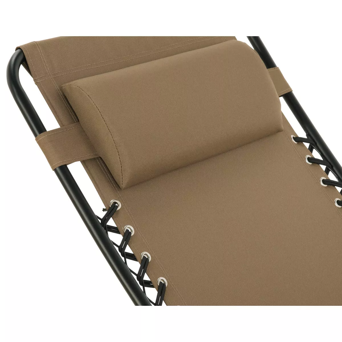 Outdoor Expressions Zero Gravity Relaxer Tan Convertible Lounge Chair - photo 10