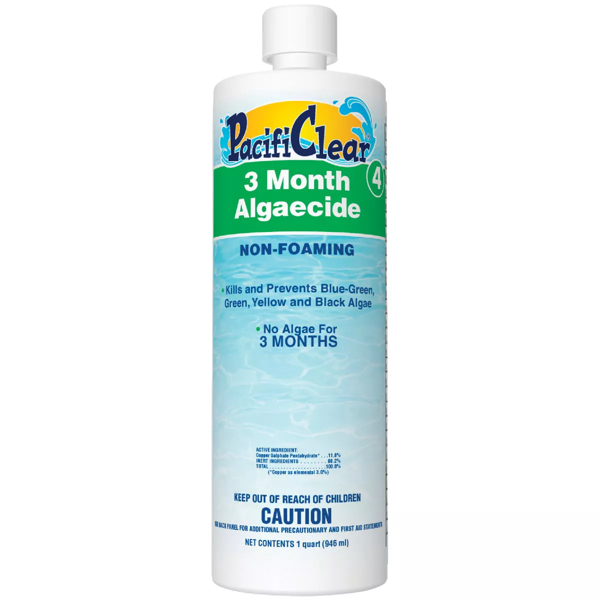 PacifiClear 3 Month 1 Qt. Liquid Algaecide