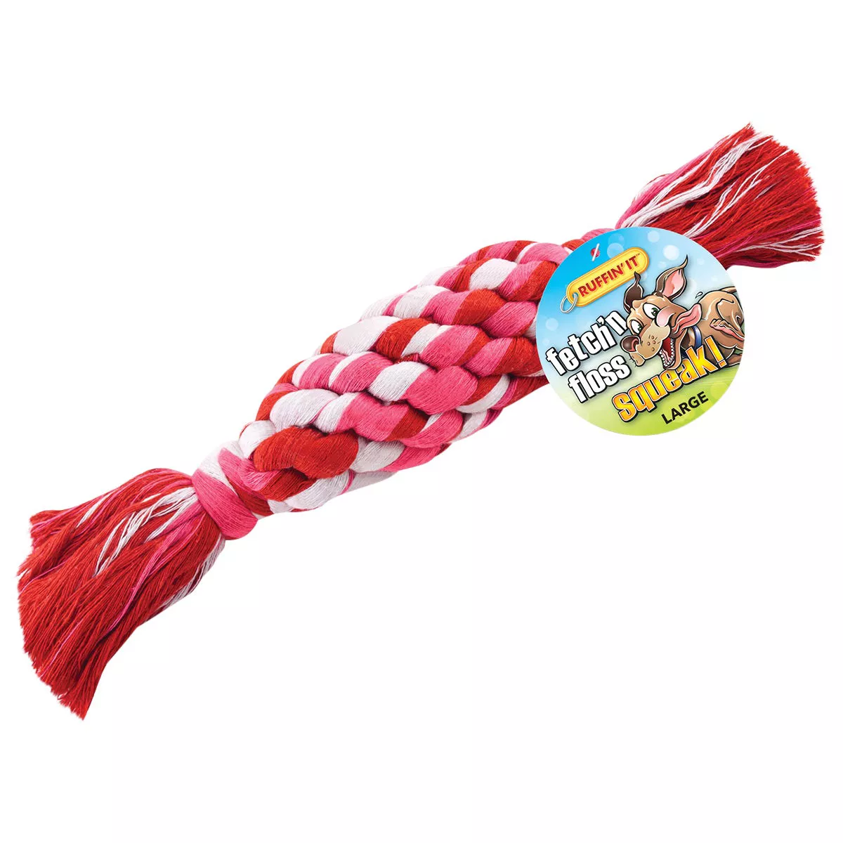 Westminster Pet Ruffin' it Fetch 'N Floss Squeaky Large Dog Toy - photo 2