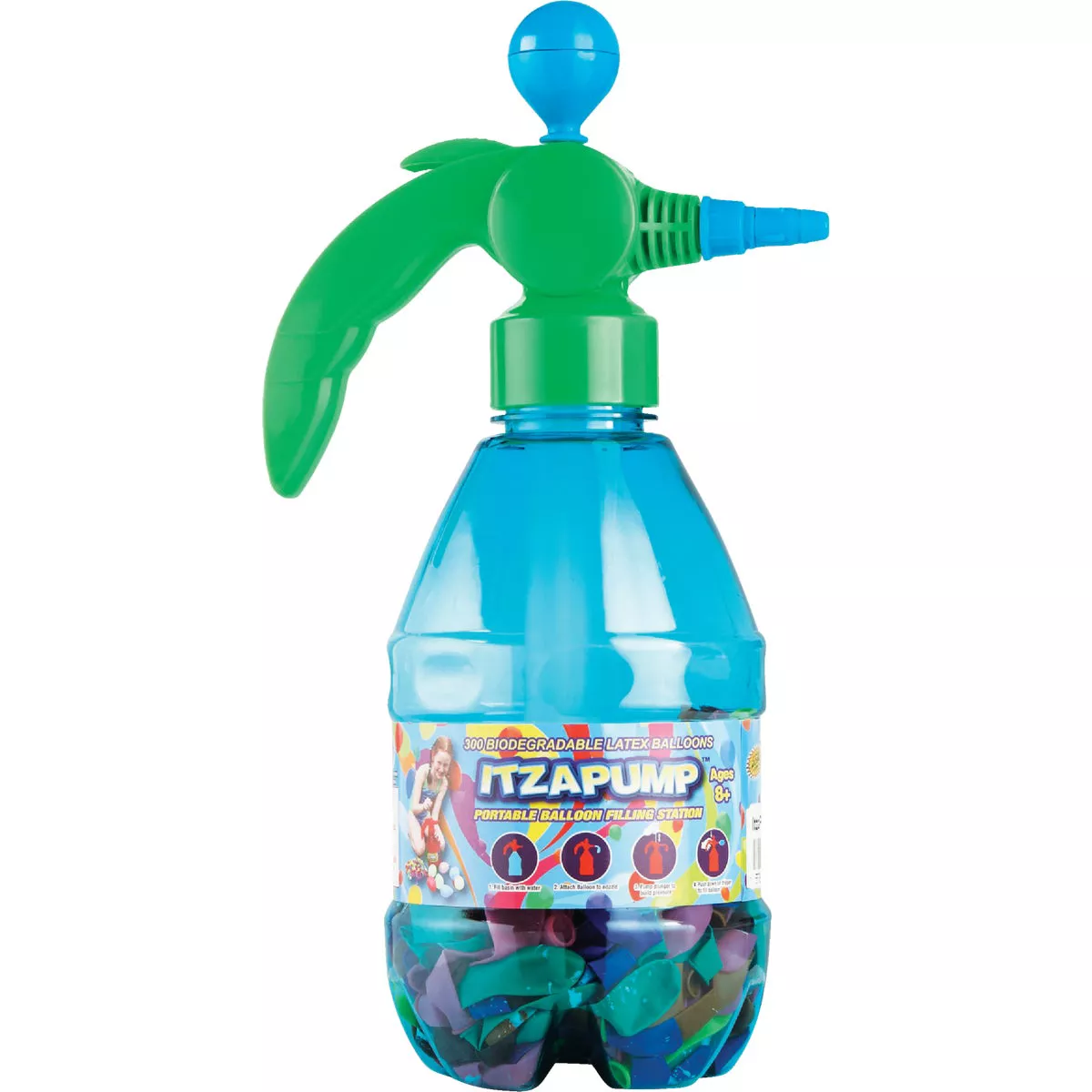 Water Sports ItzaPump Water Balloon Pump with 300 Balloons - photo 2
