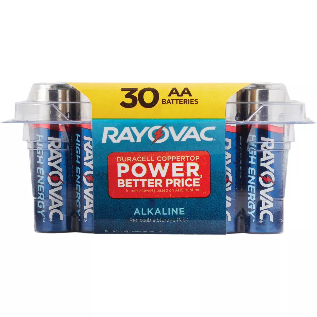 Rayovac High Energy AA Alkaline Battery (30-Pack) - photo 3