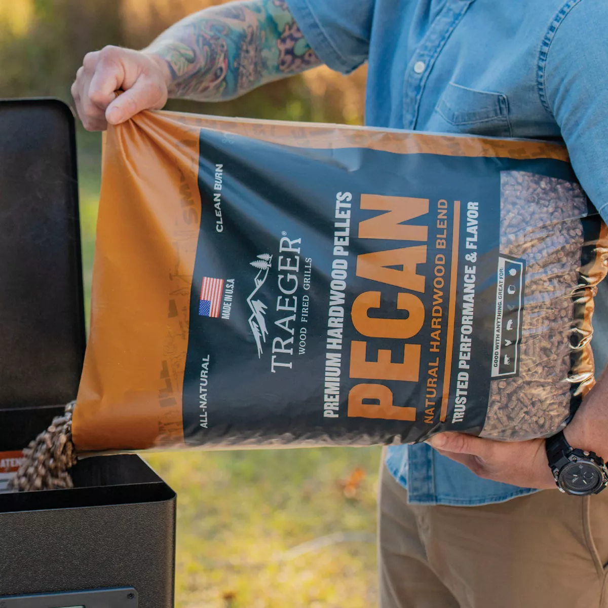 Traeger 20 Lb. Pecan All-Natural Wood Grilling Pellets - photo 4