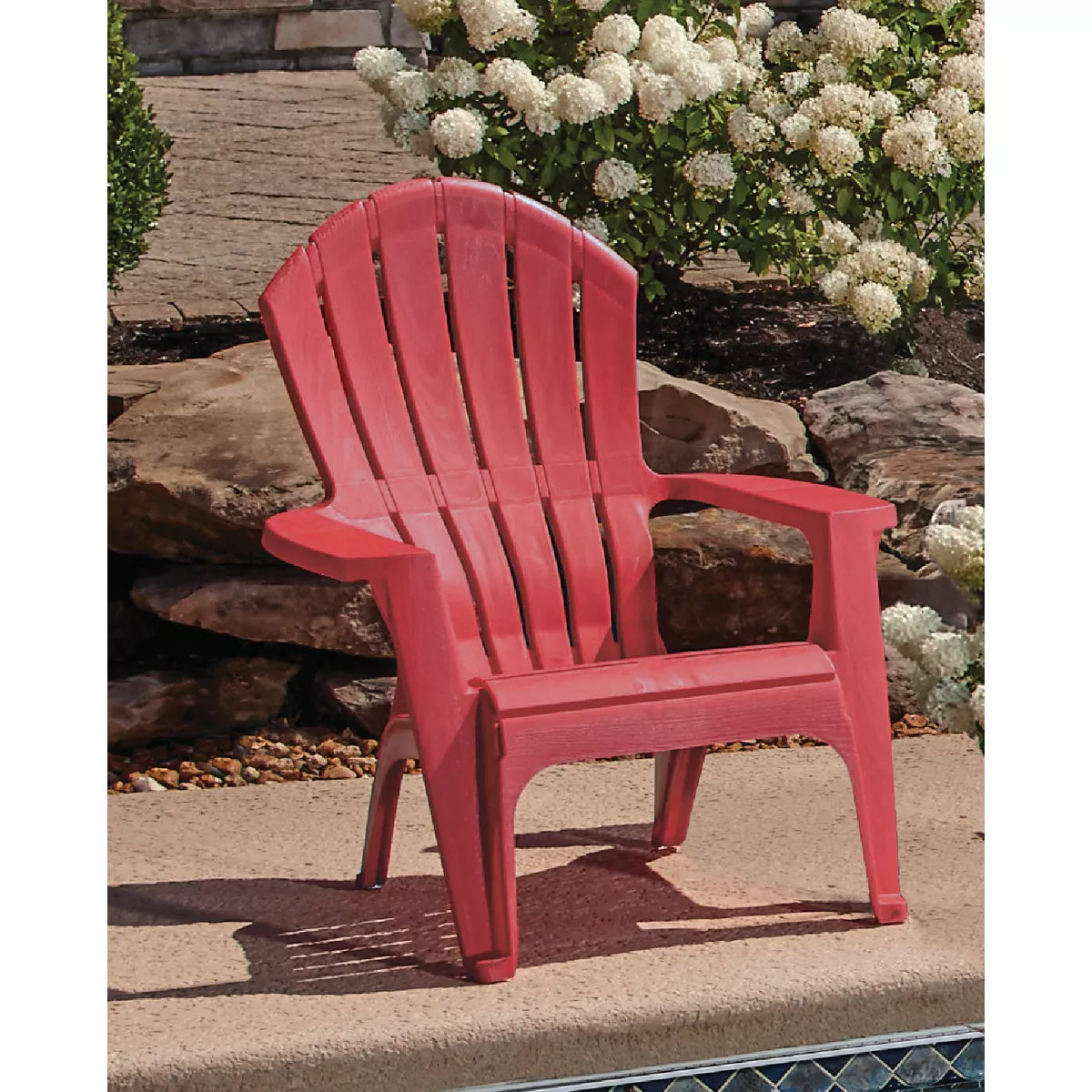 Adams RealComfort Merlot Resin Adirondack Chair Do it Best