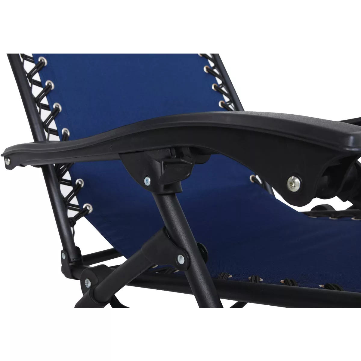Outdoor Expressions Zero Gravity Relaxer Dark Blue Convertible Lounge Chair - photo 3