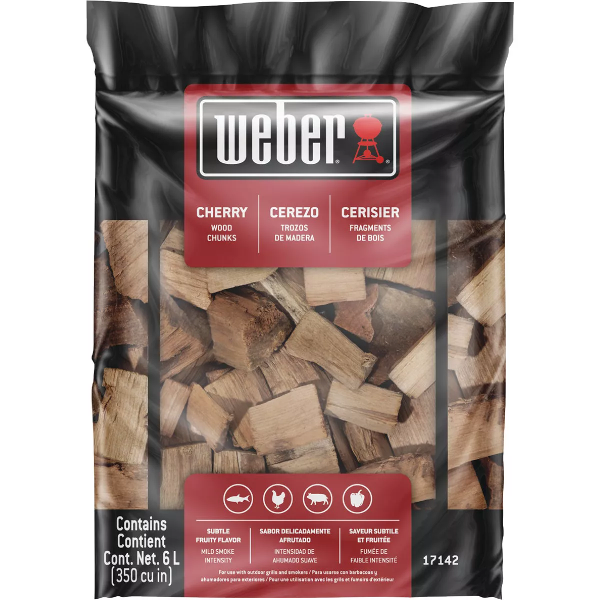 Weber 350 Cu. In. Cherry Wood Chunks