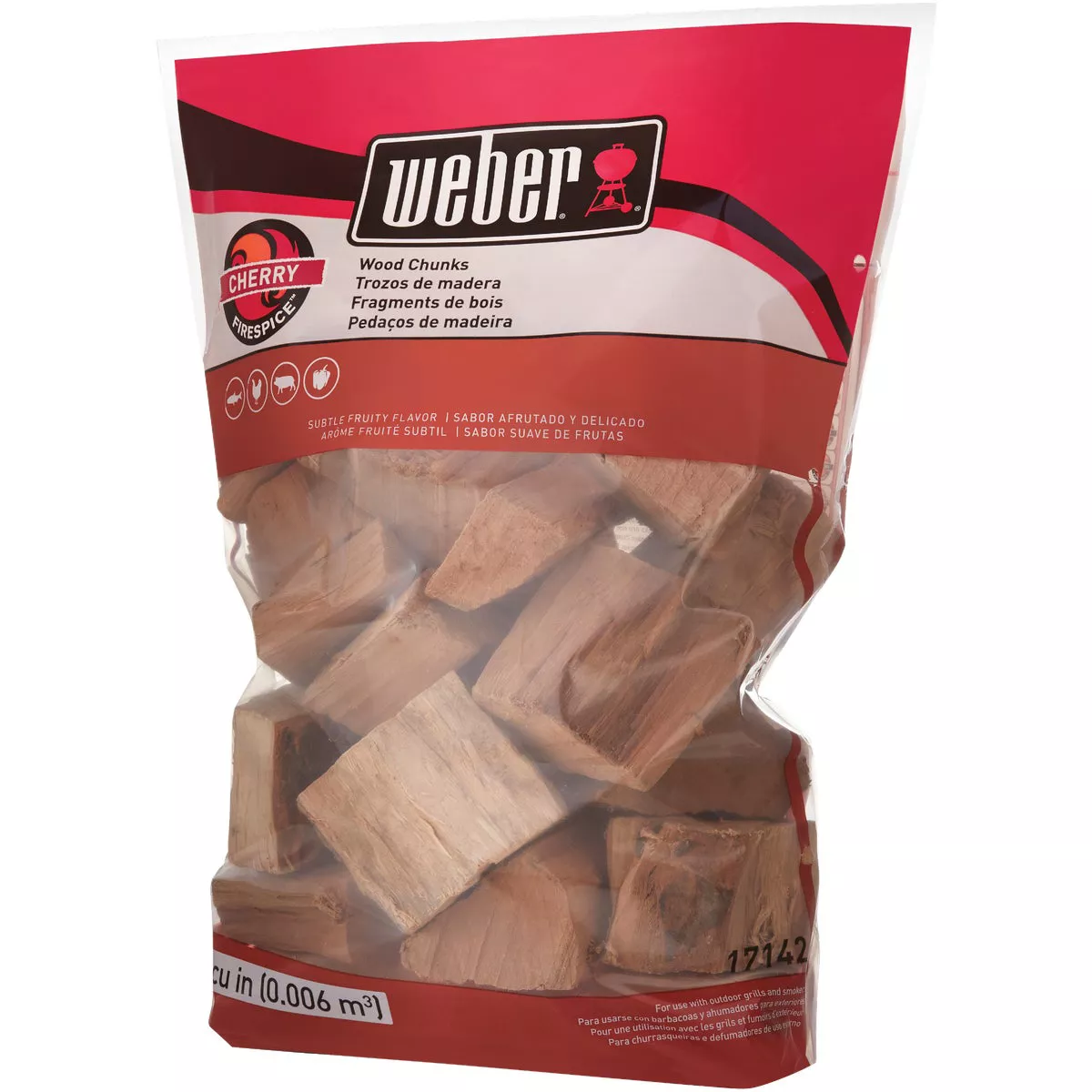 Weber 350 Cu. In. Cherry Wood Chunks - photo 3