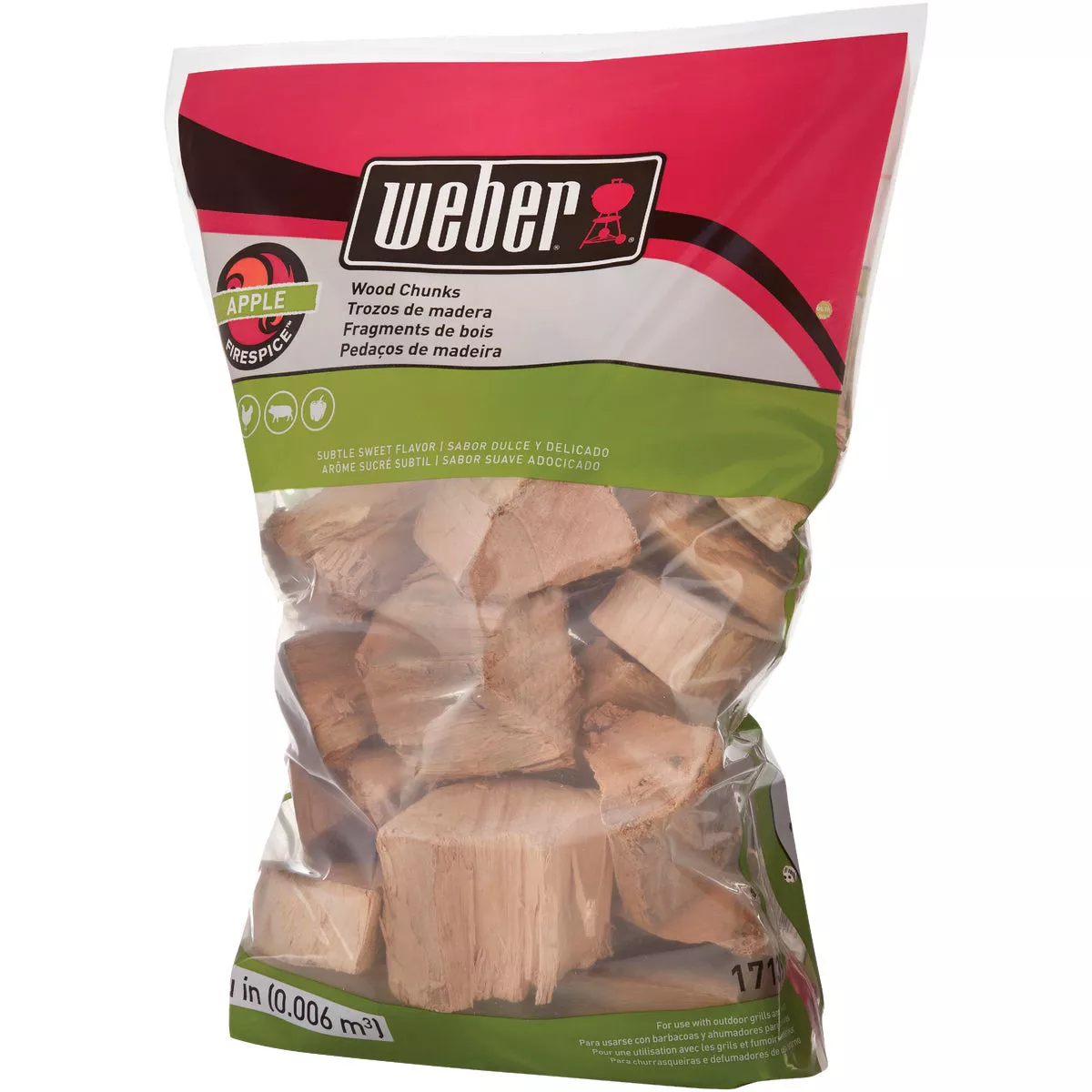 Weber 350 Cu. In. Apple Wood Chunks - photo 3