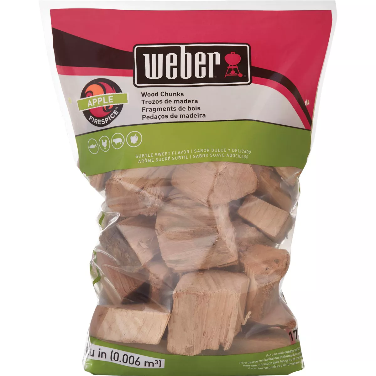 Weber 350 Cu. In. Apple Wood Chunks - photo 4