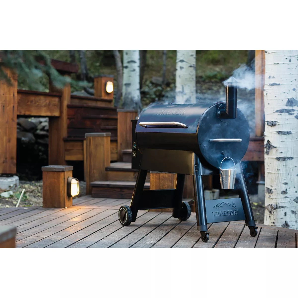 Traeger Pro Series 34 Blue 36,000-BTU 884 Sq. In. Wood Pellet Grill - photo 3