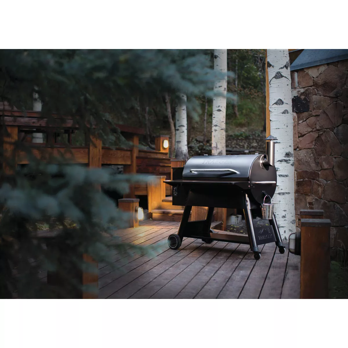 Traeger Pro Series 34 Blue 36,000-BTU 884 Sq. In. Wood Pellet Grill - photo 2