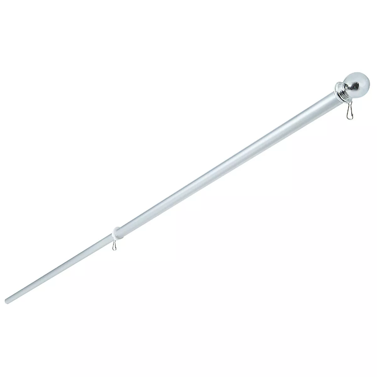 Valley Forge 6 Ft. x 1 In. Aluminum Anti-Wrap Flag Pole Kit