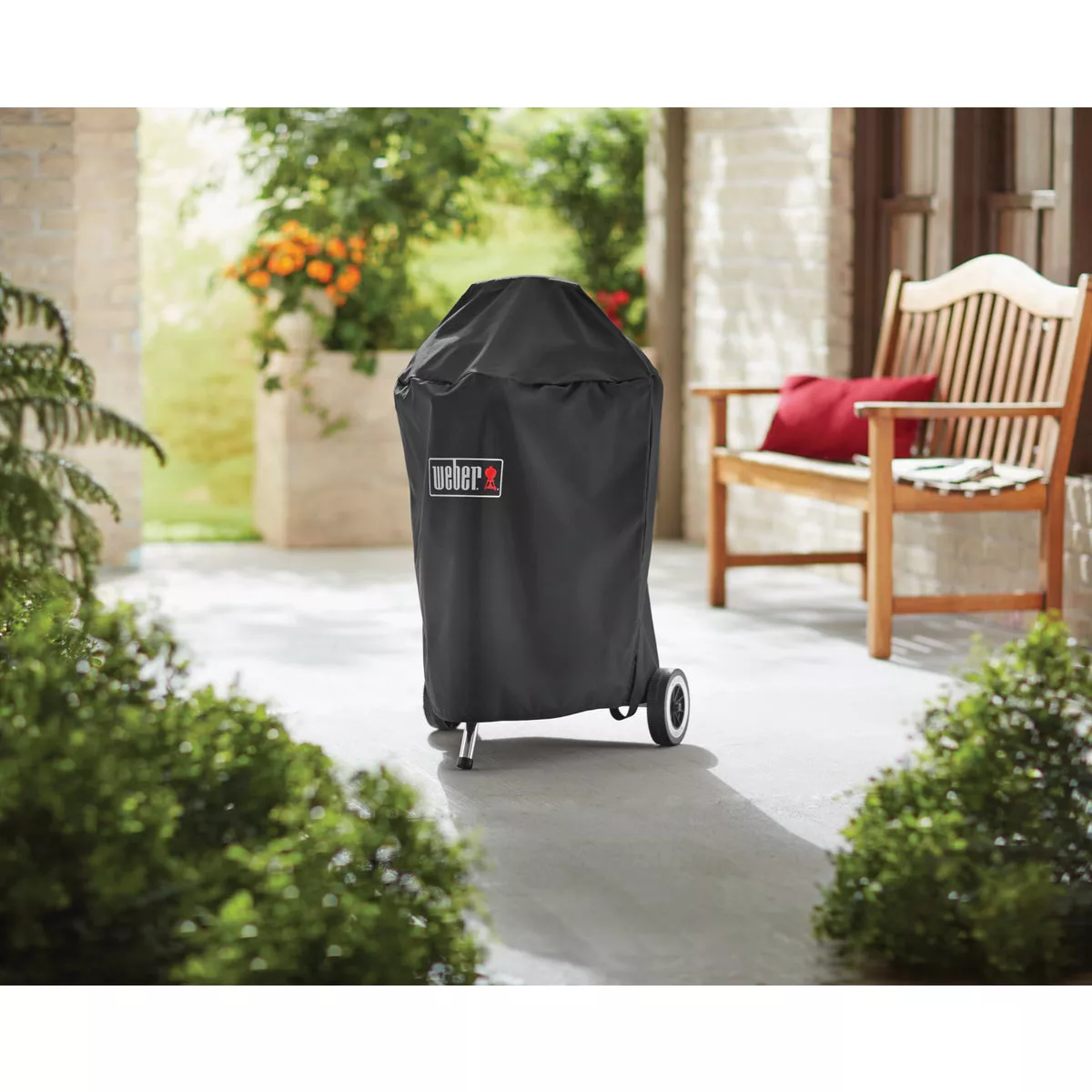 Weber Premium 20.5 In. Black Polyester Kettle Grill Cover - photo 2