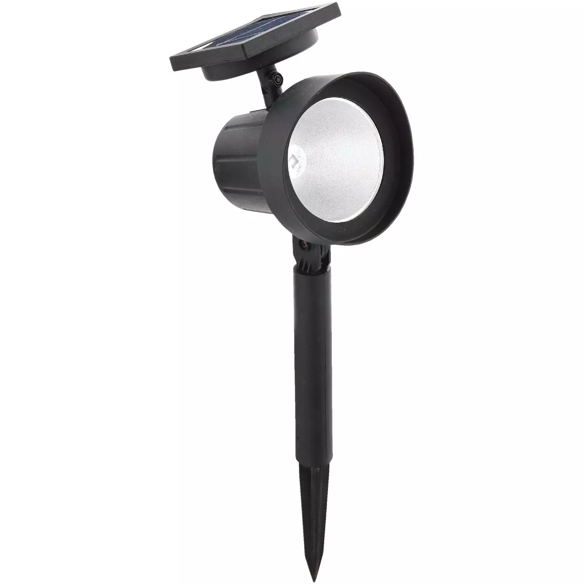 Outdoor Expressions Black 15 Lumens Plastic Floodlight Solar Path Light - photo 3