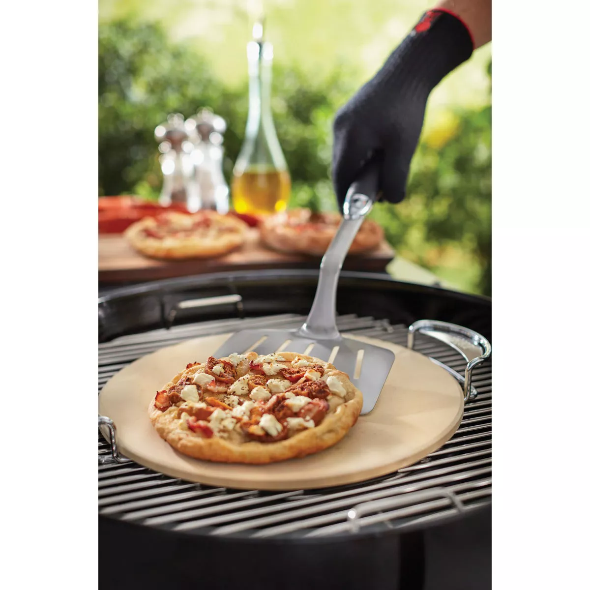 Weber 14 In. Cordierite Stone Gourmet Barbeque System Pizza Grilling Stone - photo 5