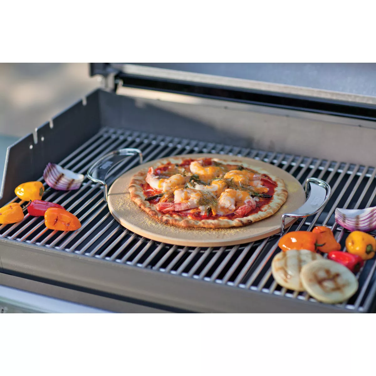 Weber 14 In. Cordierite Stone Gourmet Barbeque System Pizza Grilling Stone - photo 6