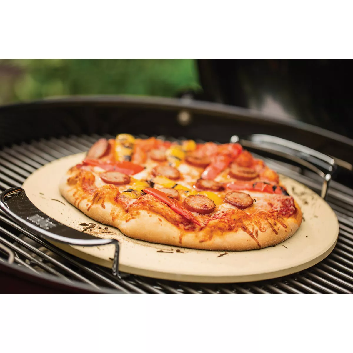 Weber 14 In. Cordierite Stone Gourmet Barbeque System Pizza Grilling Stone - photo 7