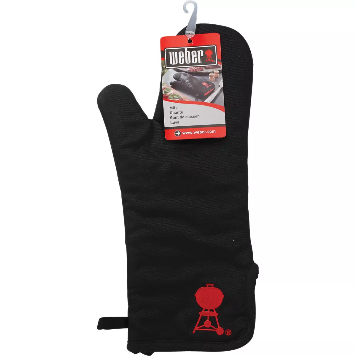 Weber 15.5 In. Black Cotton Barbeque Mitt - photo 2