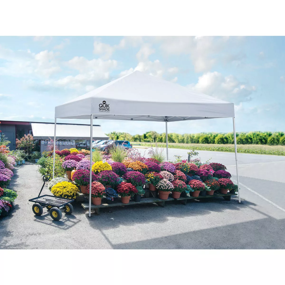 Quik Shade Marketplace 10 Ft. x 10 Ft. White Aluminex Fabric Canopy - photo 2