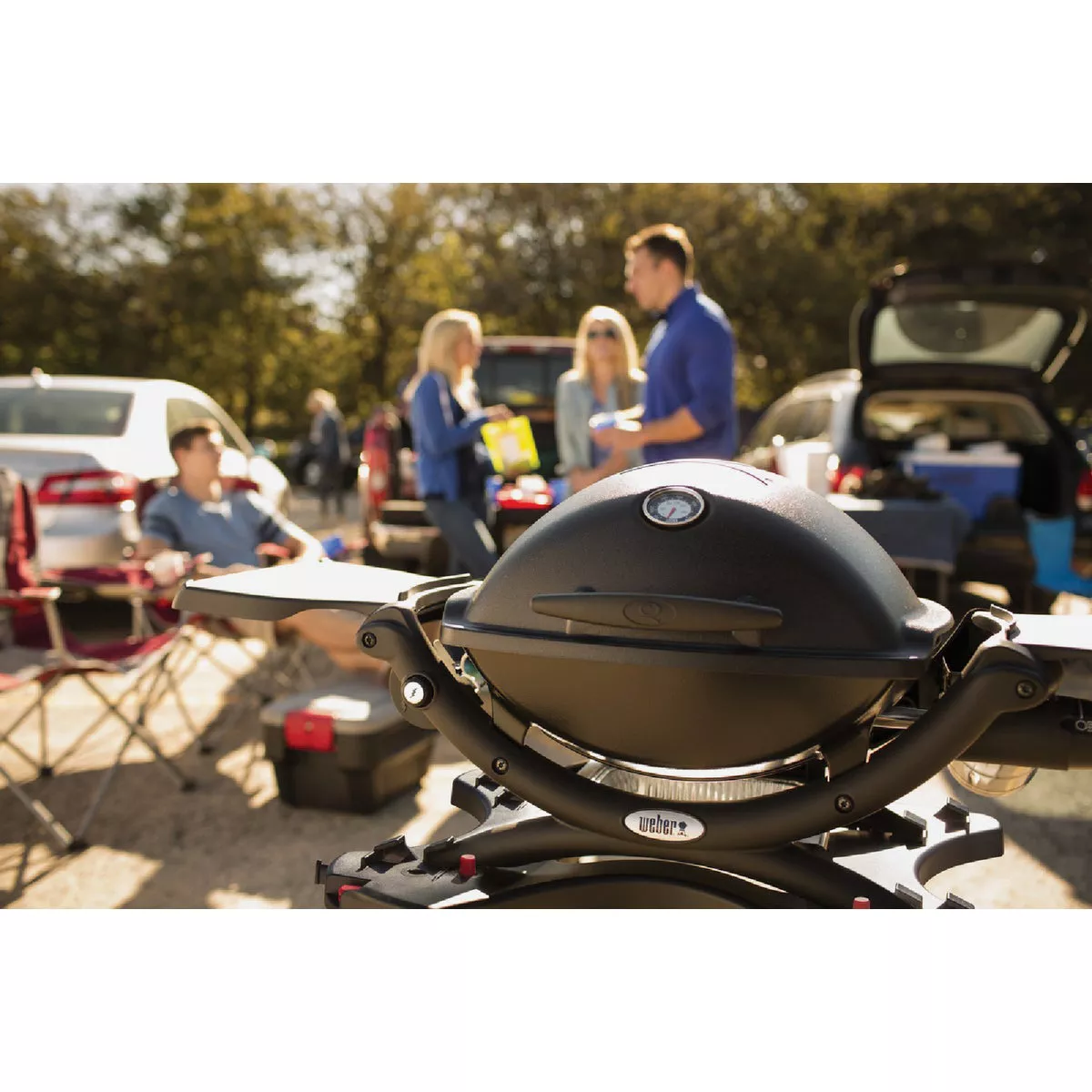 Weber Q 1200 1-Burner Black 8,500-BTU LP Gas Grill - photo 2