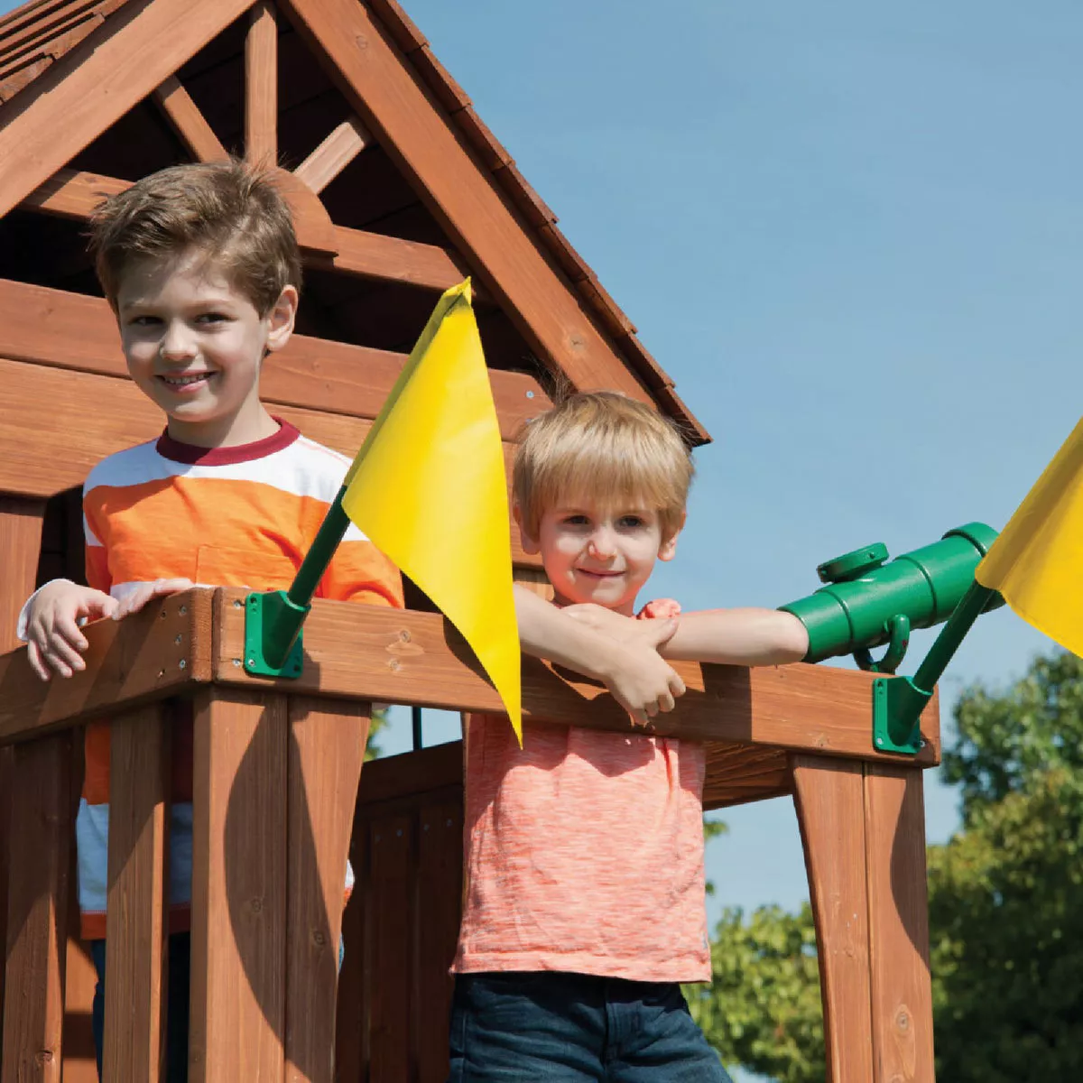 Swing N Slide Jamboree Fort Complete Swing Set Kit With Slide - photo 6
