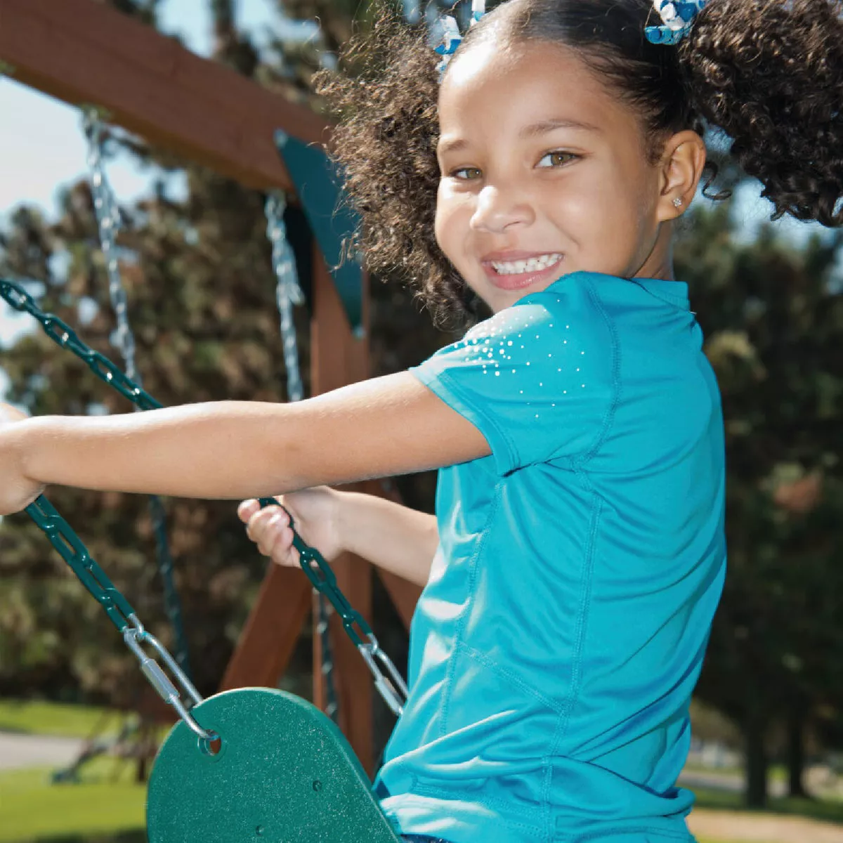 Swing N Slide Jamboree Fort Complete Swing Set Kit With Slide - photo 7