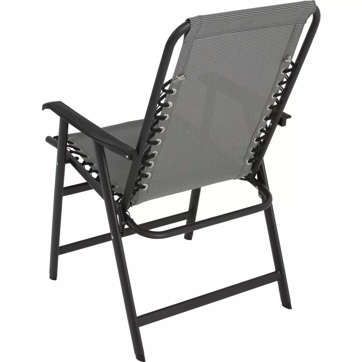 Outdoor Expressions Seville Gray Sling Folding Chair - photo 3