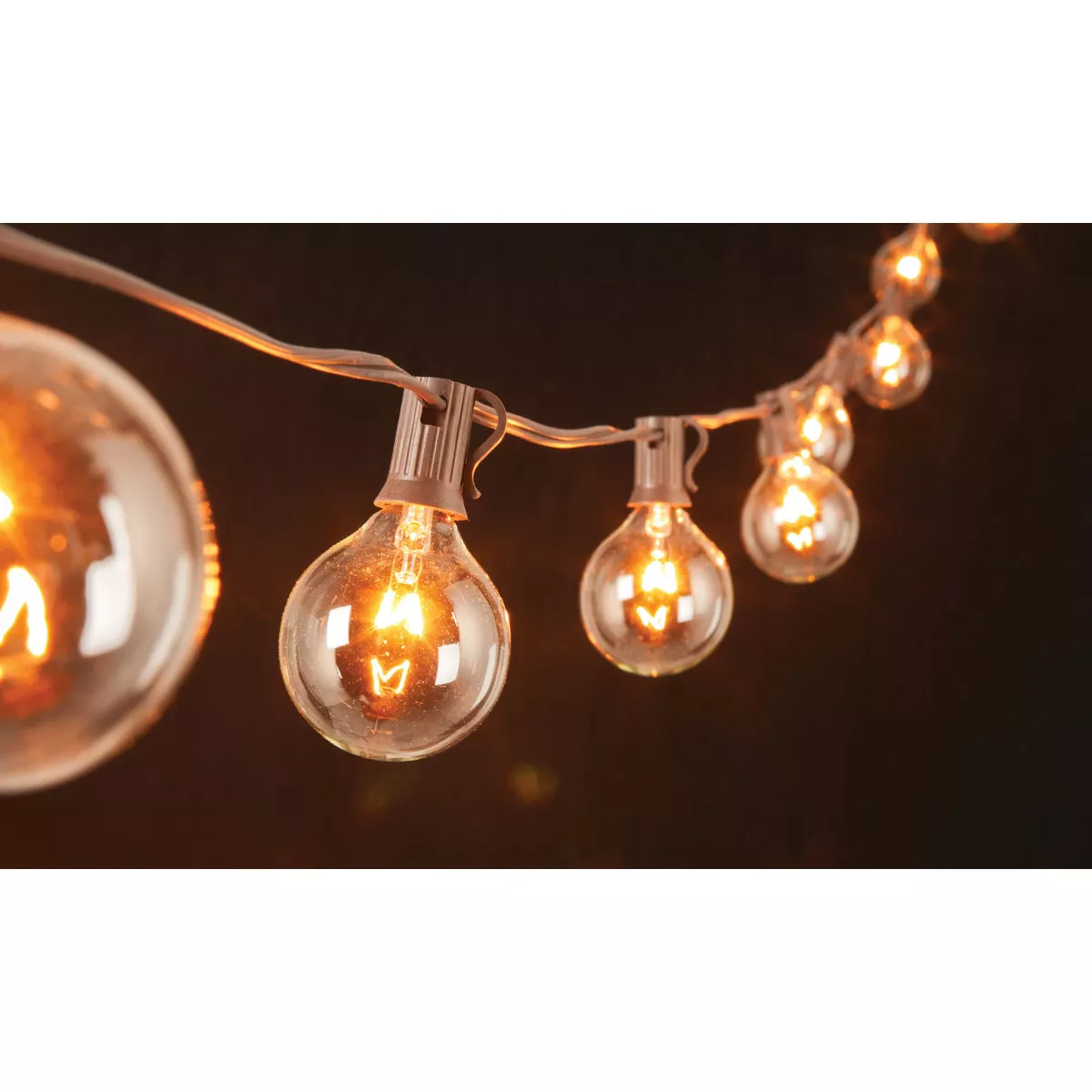 Gerson 10 Ft. 10-Light Clear Globe String Lights - photo 3
