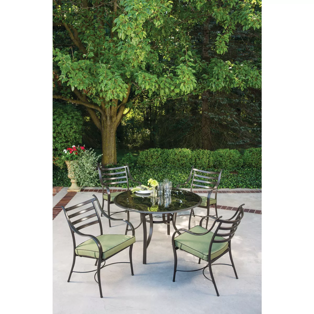 Outdoor Expressions South Beach 5-Piece Dining Set with Cushions - photo 11