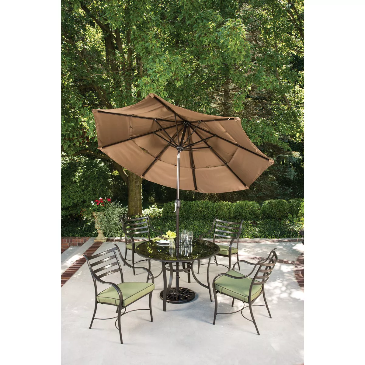 Outdoor Expressions South Beach 5-Piece Dining Set with Cushions - photo 16