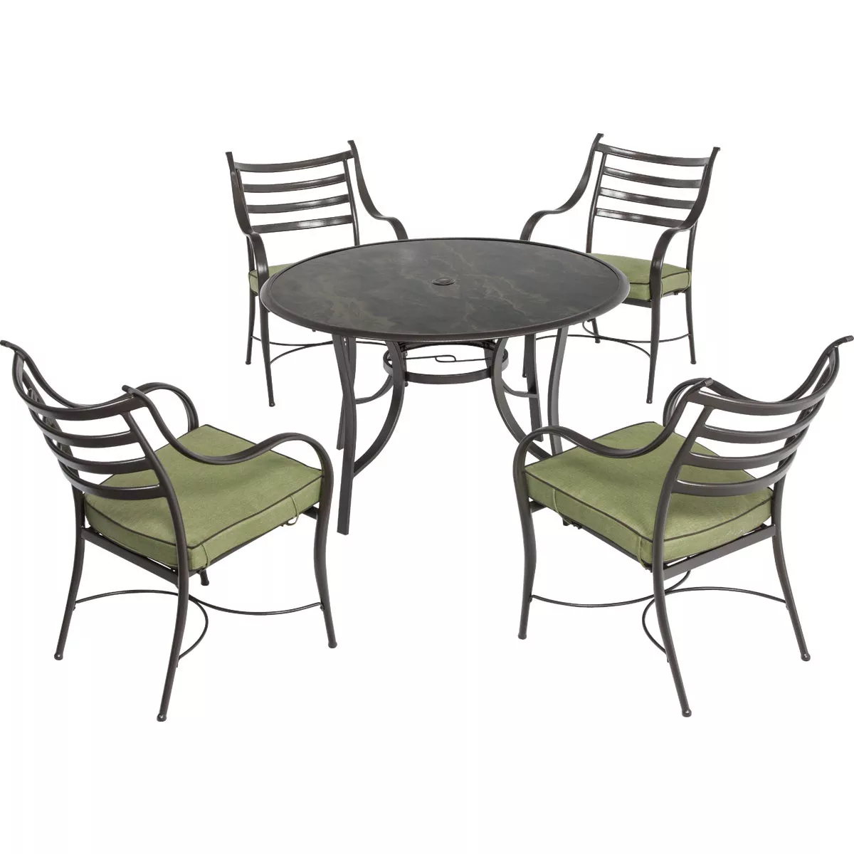 Outdoor Expressions South Beach 5-Piece Dining Set with Cushions - photo 3