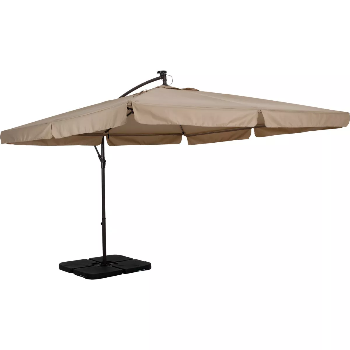 Outdoor Expressions 10 Ft. Gazebo Offset Tan Patio Umbrella - photo 4
