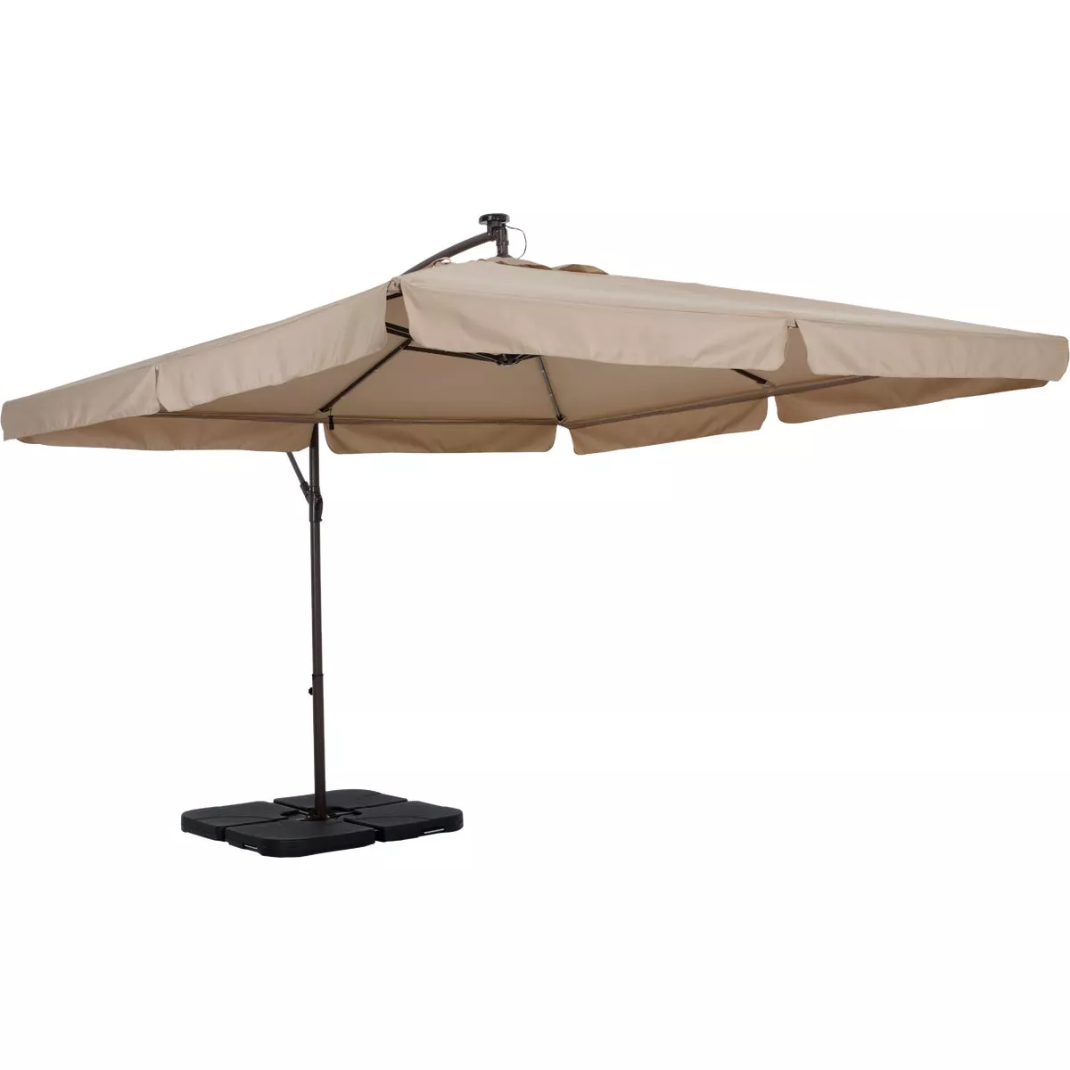 Outdoor Expressions 10 Ft. Gazebo Offset Tan Patio Umbrella - photo 5