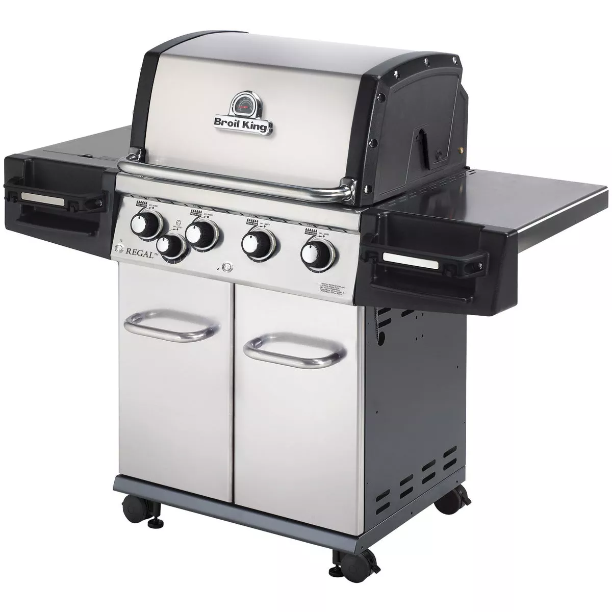 Broil King Regal S440 Pro 4-Burner Stainless Steel 50,000-BTU LP Gas Grill with 10,000-BTU Side -Burner - photo 6