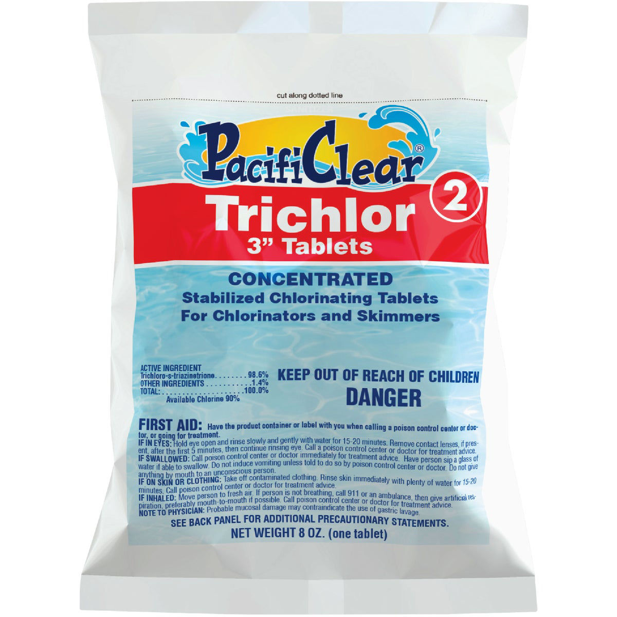 PacifiClear 3 In. 8 Oz. Trichlor Chlorine Tablet Do it Best