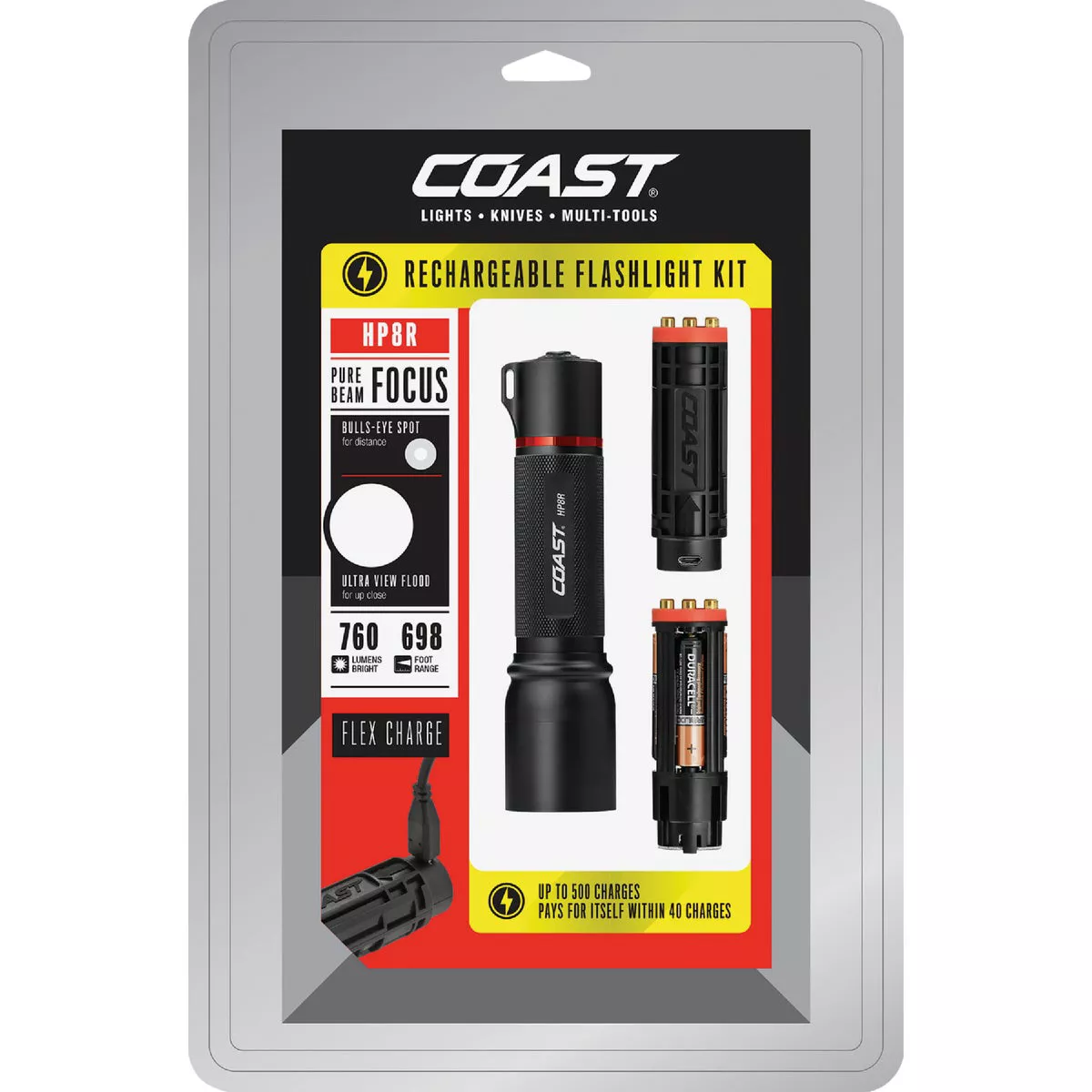 Coast HP8R Rechargeable Flashlight Kit - photo 2