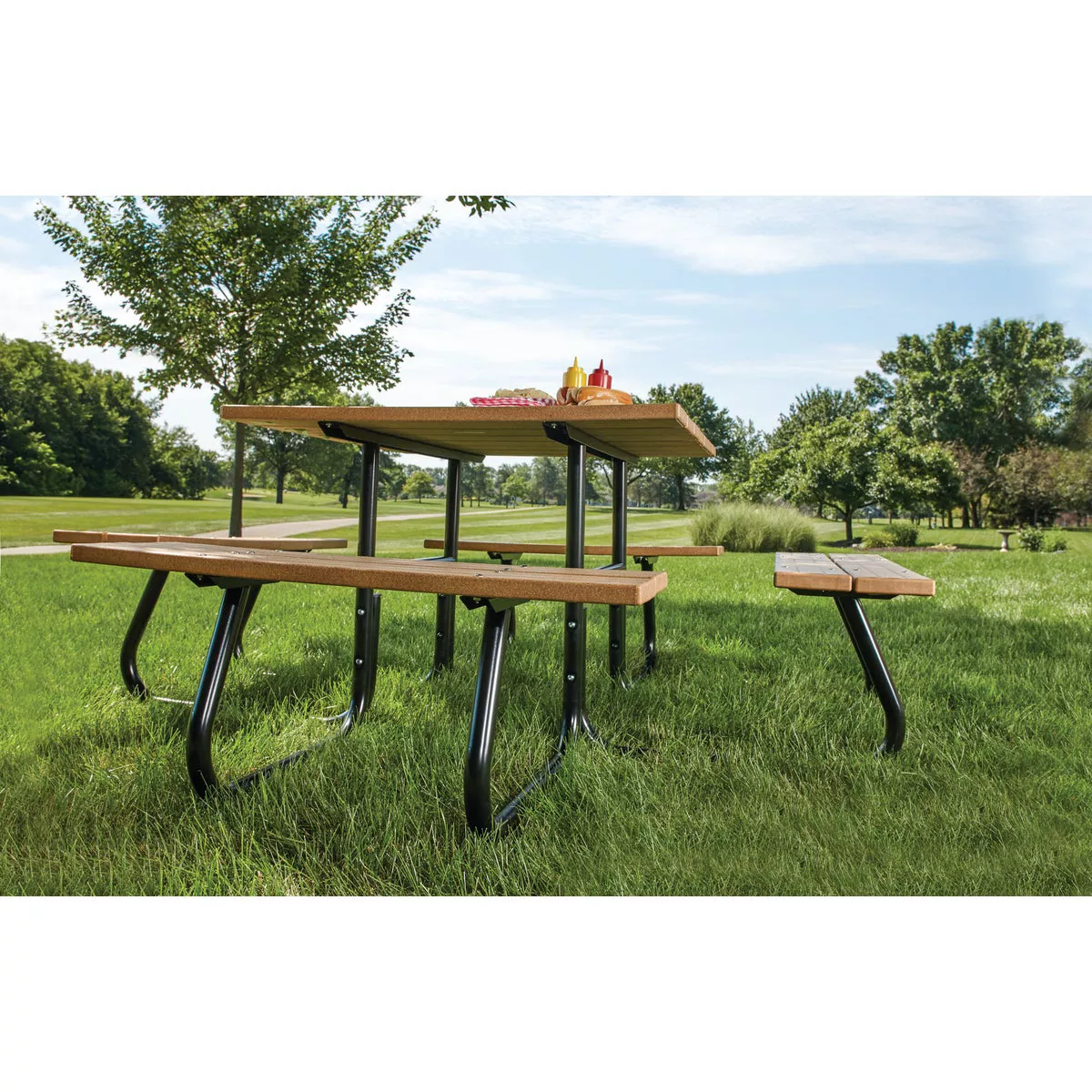 Jack Post 4-Sided Picnic Table Kit - Frame Only - photo 2
