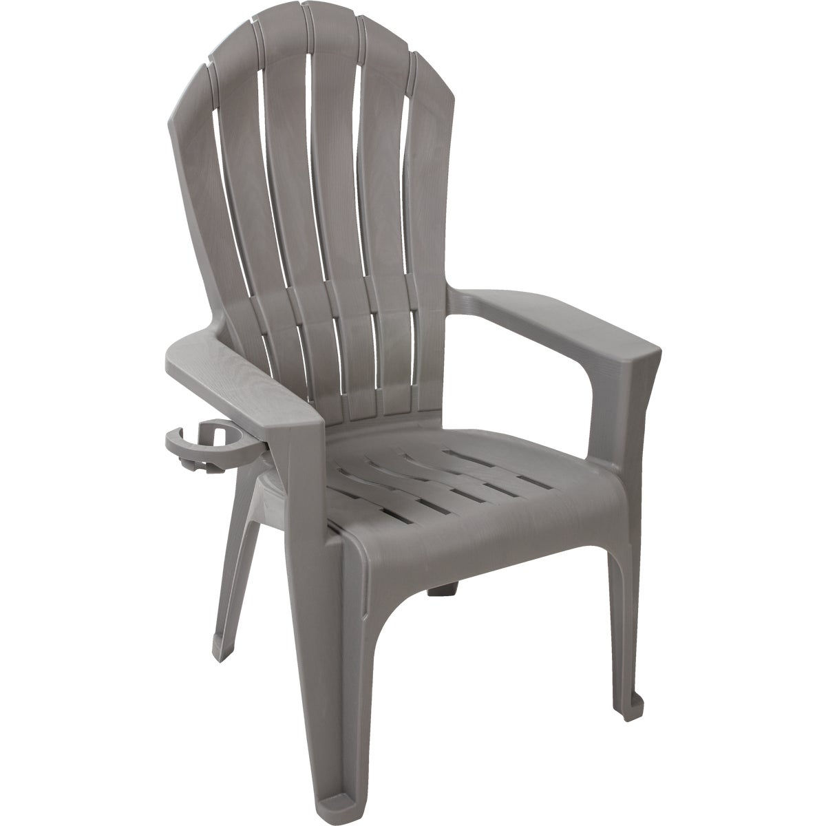 Adams Big Easy Gray Resin Adirondack Chair Do it Best