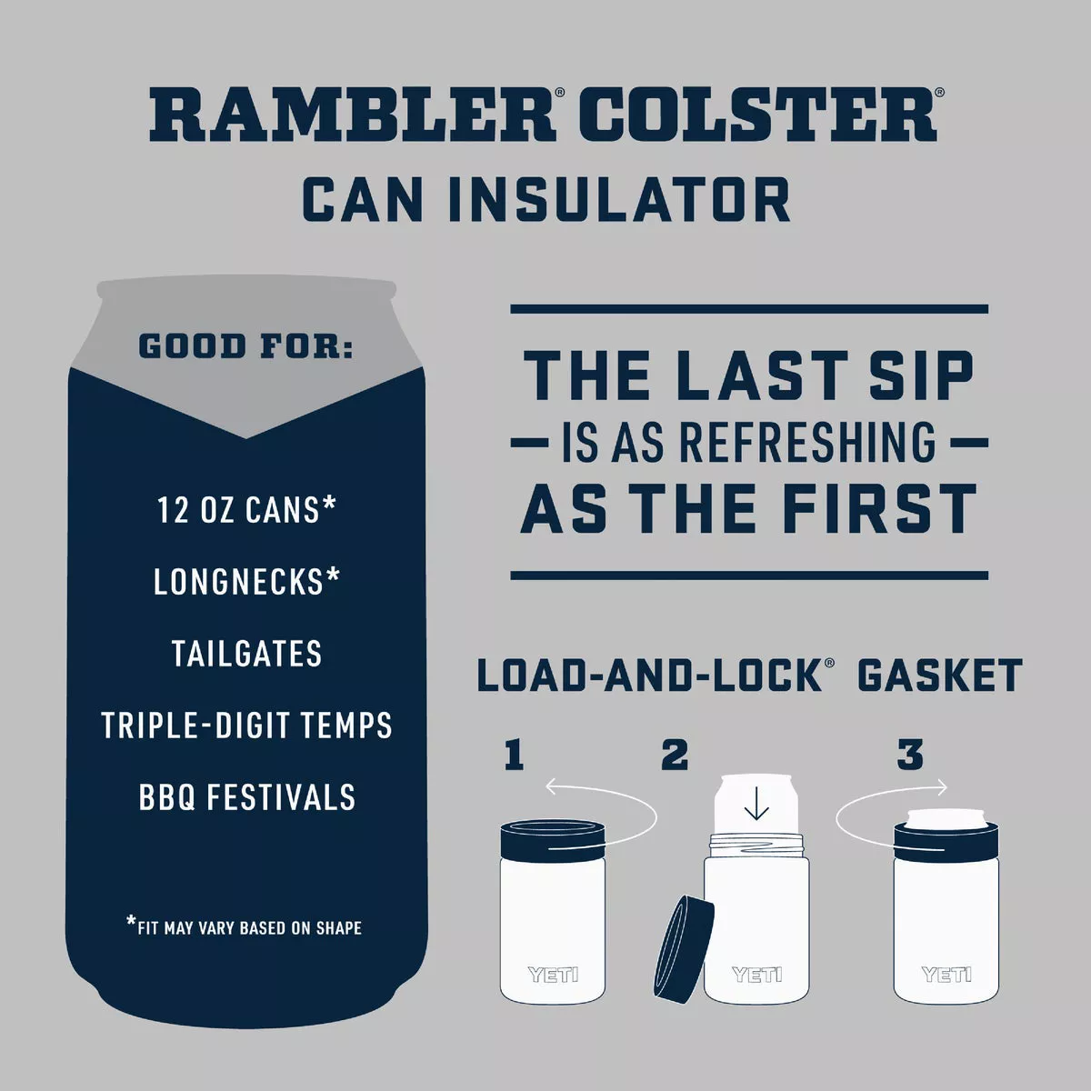 Yeti Rambler Colster 12 Oz. Seafoam Stainless Steel Insulated Drink Holder - photo 2