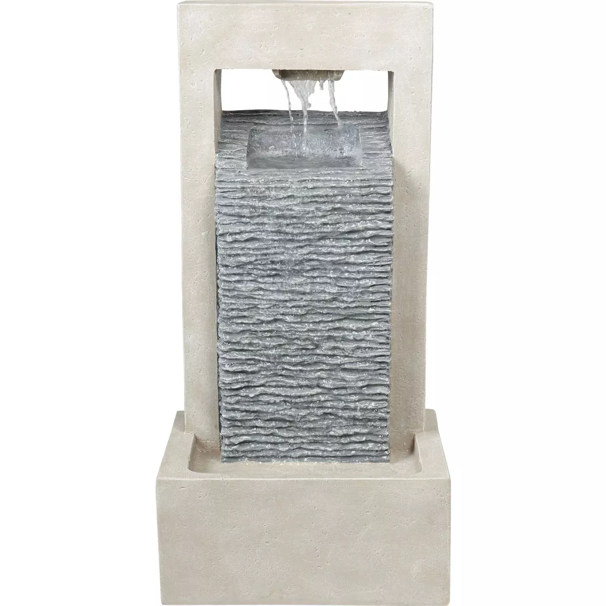 Best Garden 7.25 In. W. x 25.2 In. H. x 12.4 In. L. Resin Modern Style Fountain - photo 2