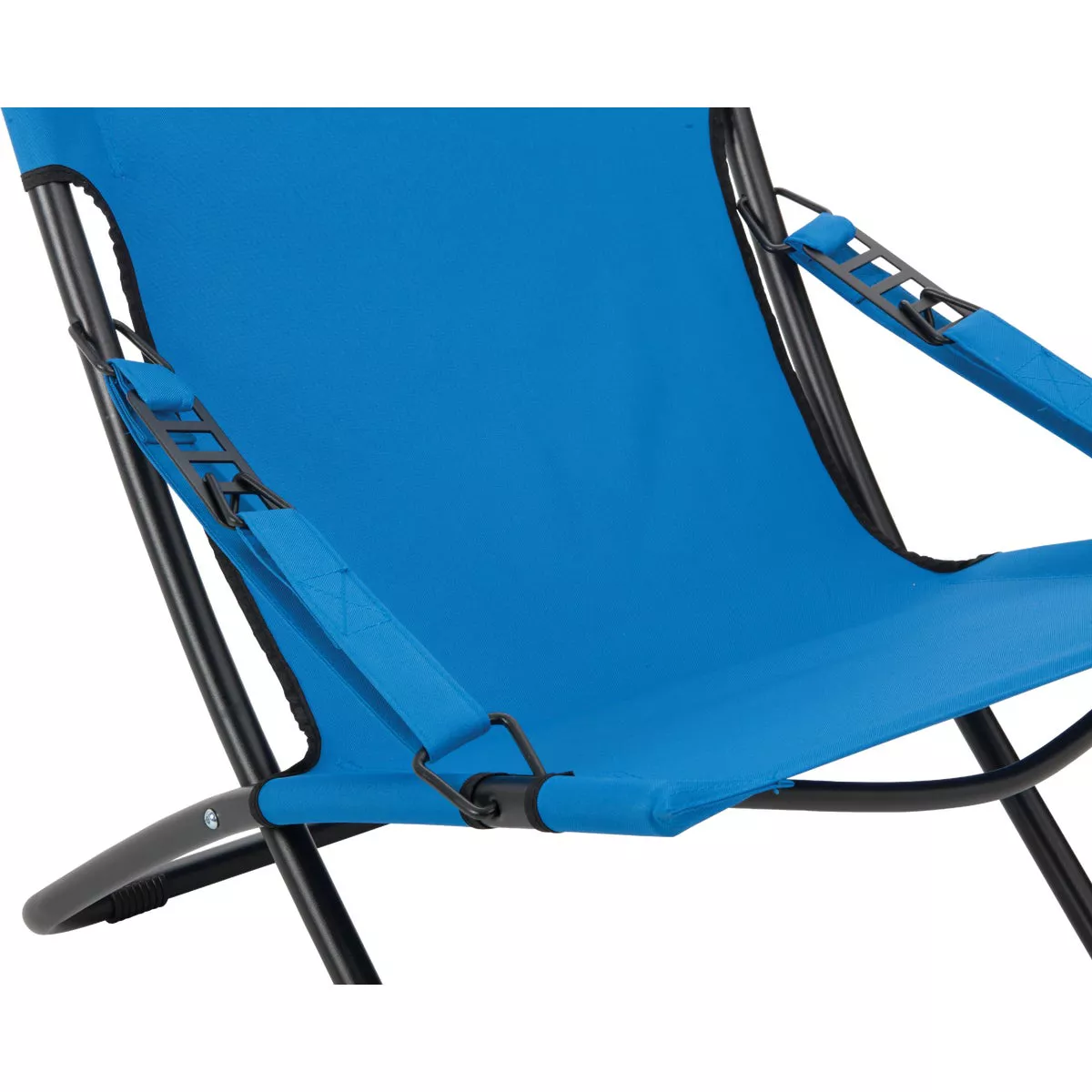 Outdoor Expressions Folding Blue Hammock Chair with Headrest - photo 4