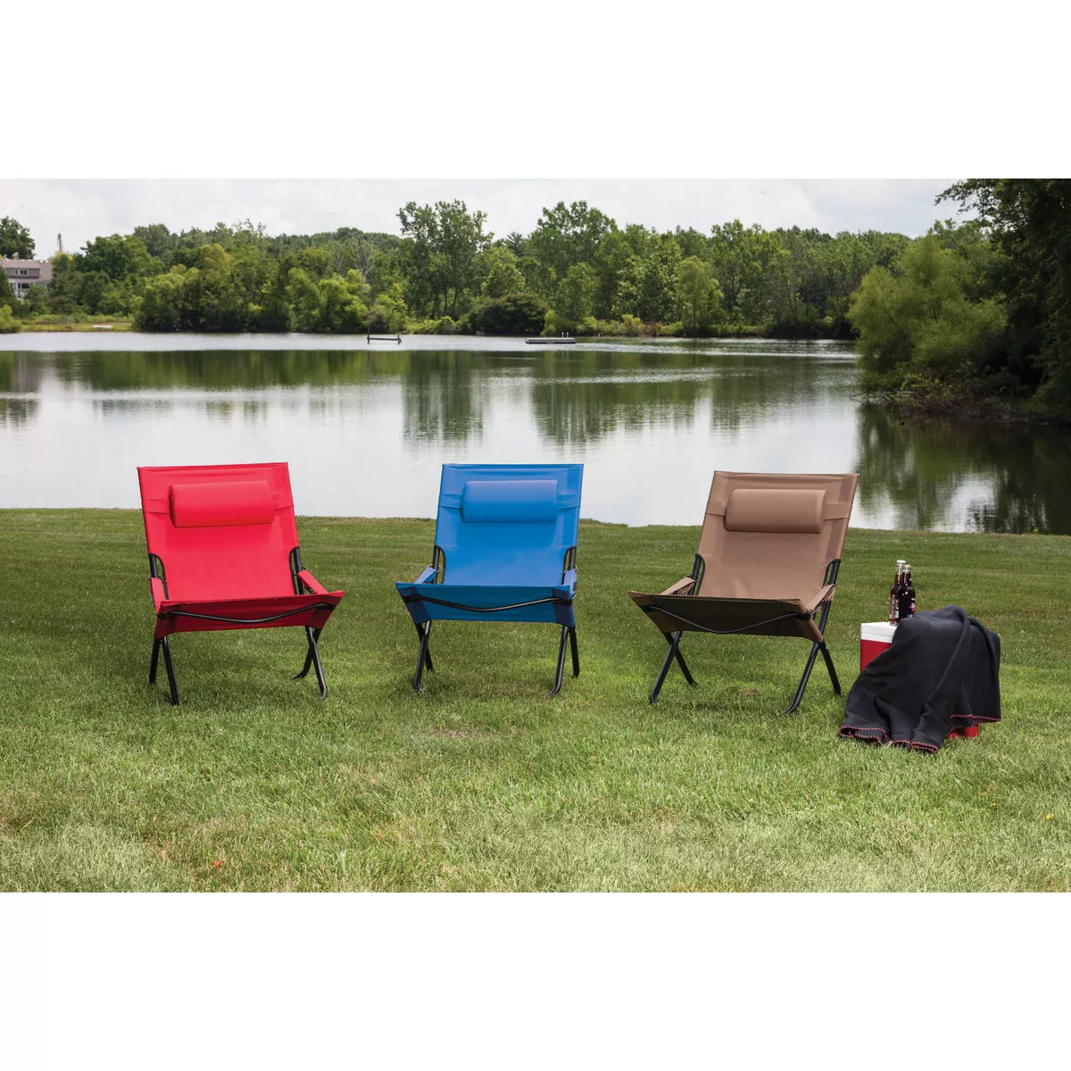 Outdoor Expressions Folding Tan Hammock Chair with Headrest - photo 5