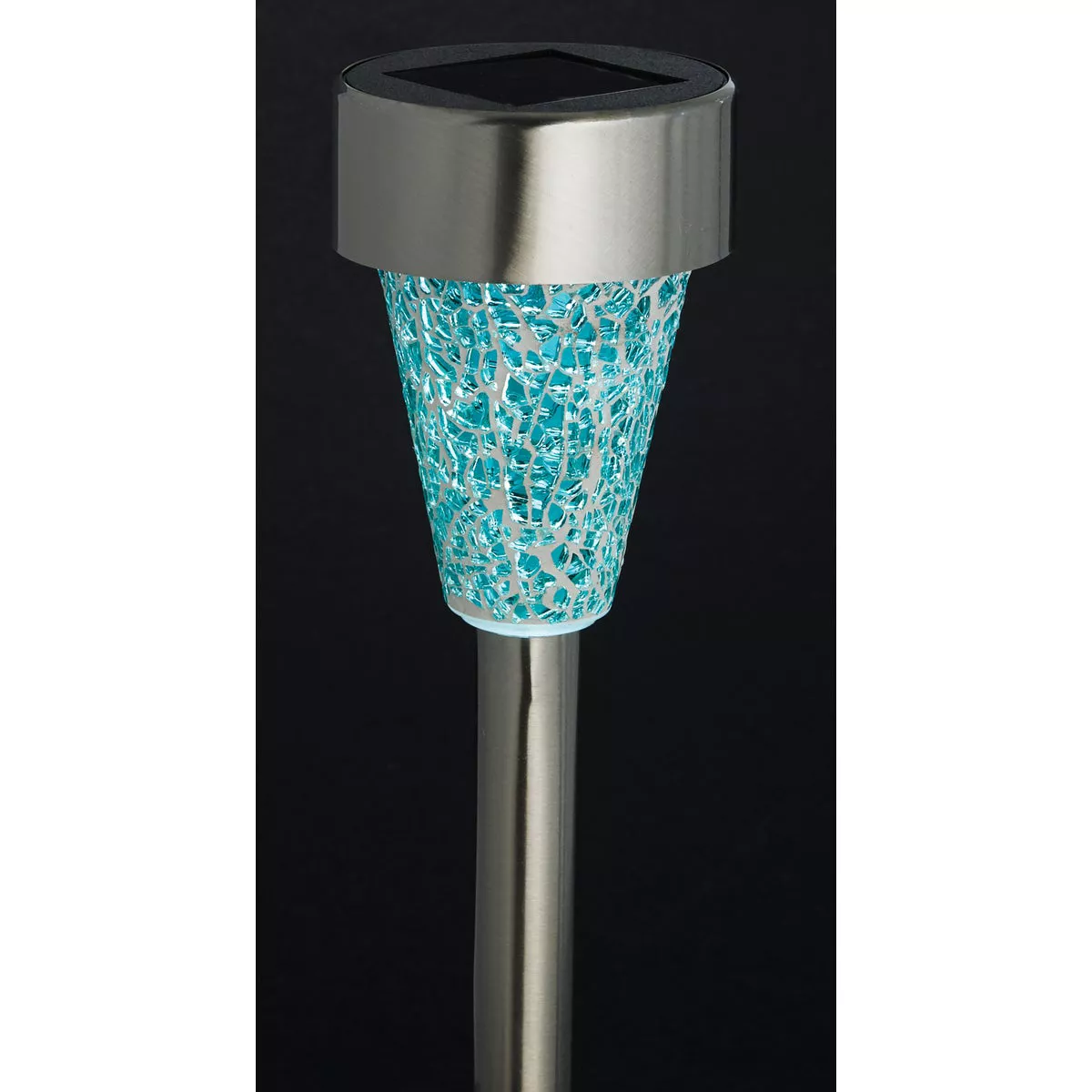 Outdoor Expressions Green, Red, or Purple 2.10 Lumens Stainless Steel Solar Path Light - photo 3