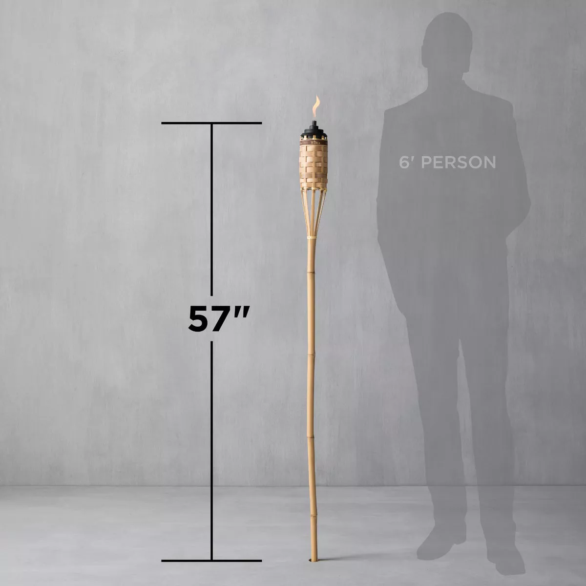 Tiki Barbados 57 In. Bamboo Patio Torch - photo 3