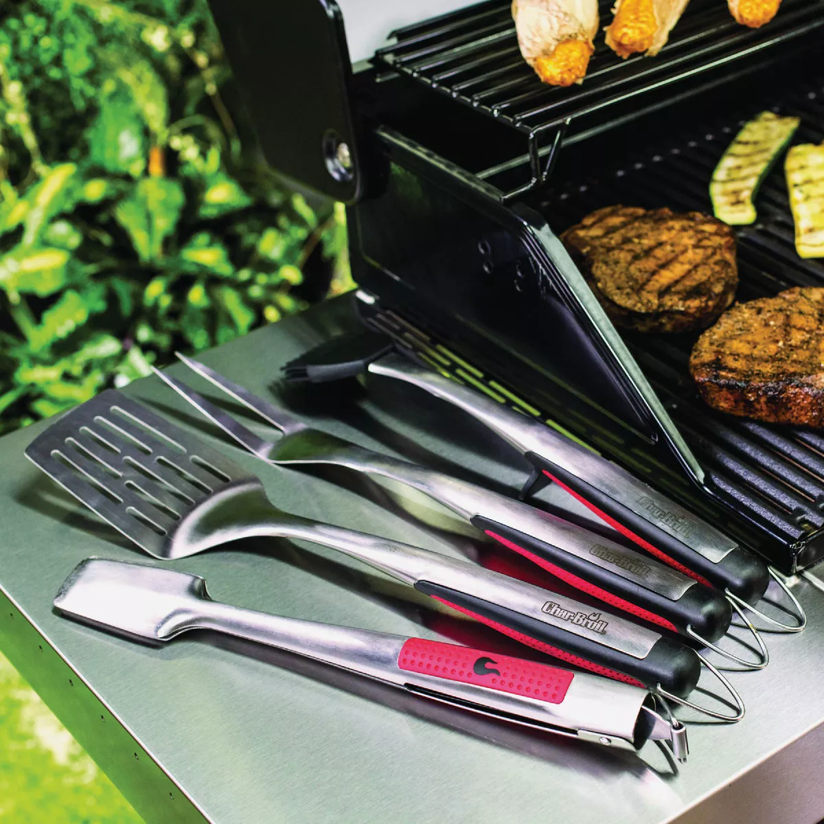Char-Broil Comfort Grip BBQ Tool Set (4-Piece) - photo 2