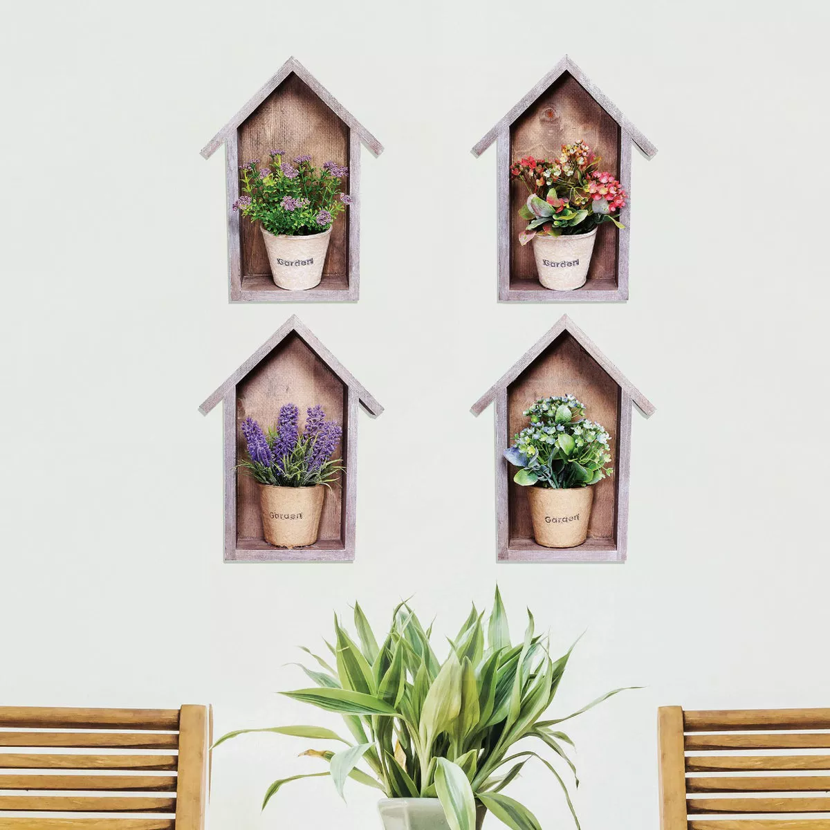 Alpine 3.1 In. W. x 10.25 In. H. x 7.7 In. L. Wood Framed Wall Sculpture - photo 2