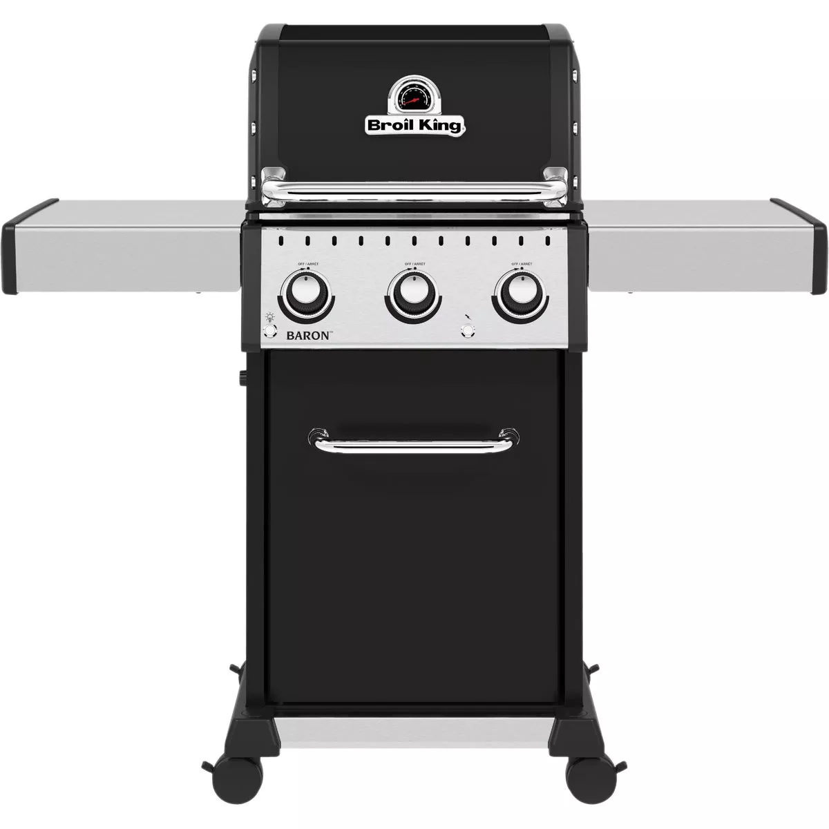 Broil King Baron 320 Pro 3-Burner Black 32,000 BTU Natural Gas Grill